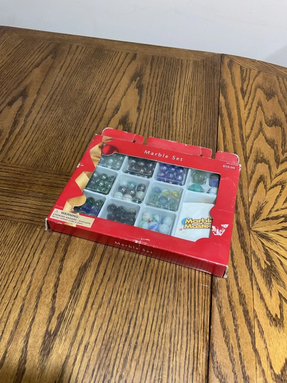 Marble Masters Marble Set in Red Presentation Box